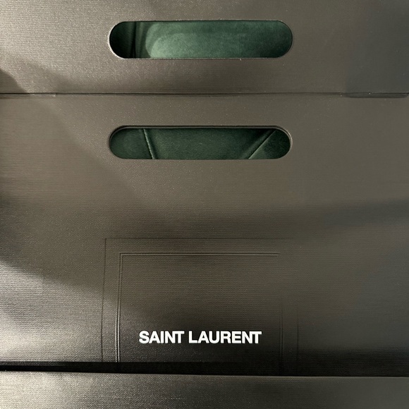 Saint Laurent Paper Shopping Bag Black - Picture 6 of 6
